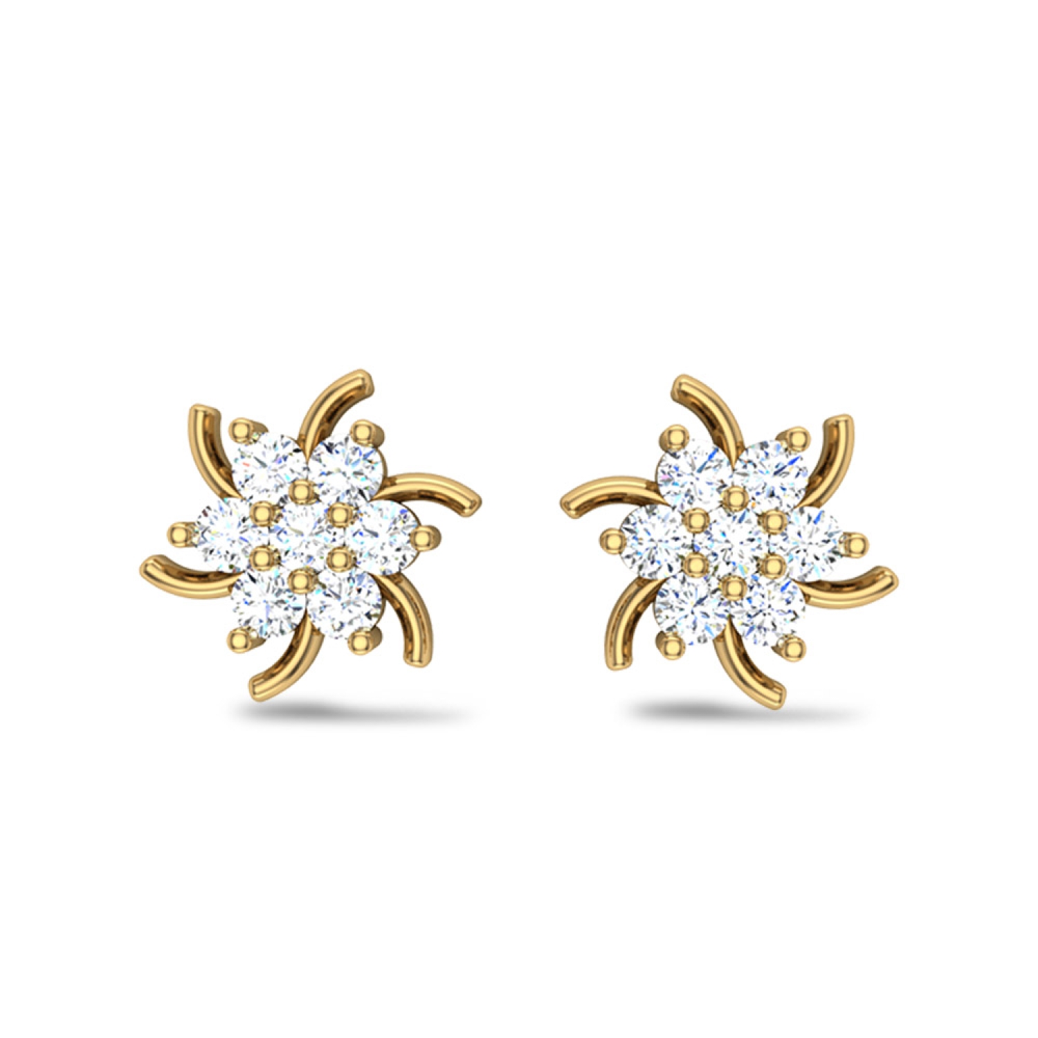 Gold earrings online on sale shopping